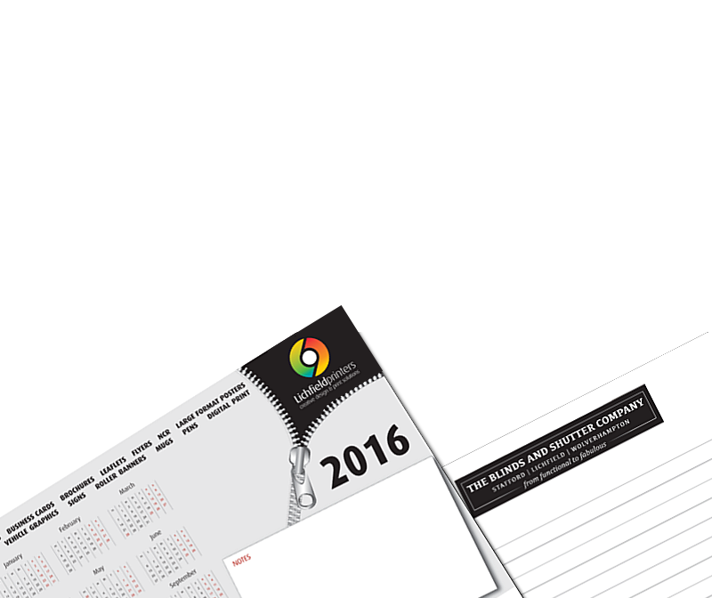 When printing notepad and deskpads, we ensure that the design reflects your brand identity